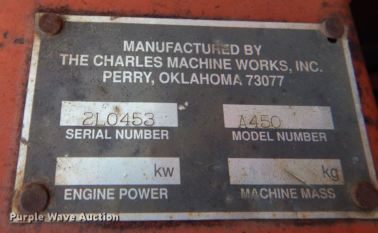 image for item DJ3815 1994 Ditch Witch 5110  cable plow