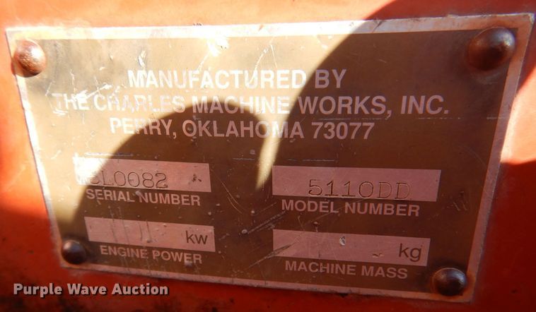 image for item DJ3815 1994 Ditch Witch 5110  cable plow