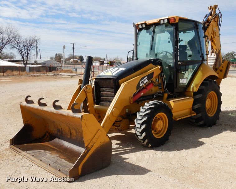 image for item DK0241 2012 Caterpillar 420E  backhoe