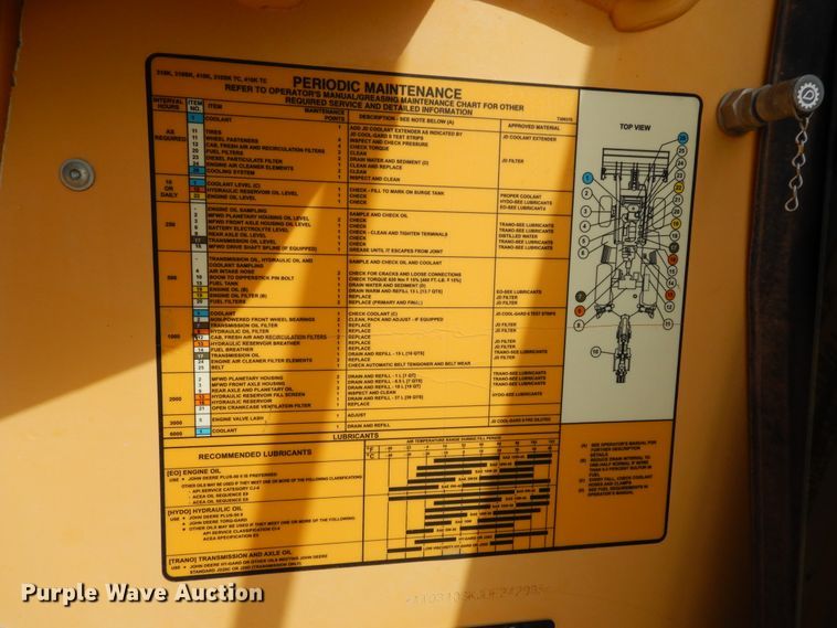 image for item DK0242 2013 John Deere 310SK  backhoe