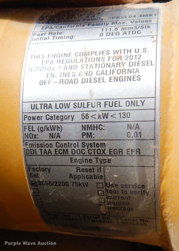 image for item DK0246 2013 Caterpillar 420F  backhoe