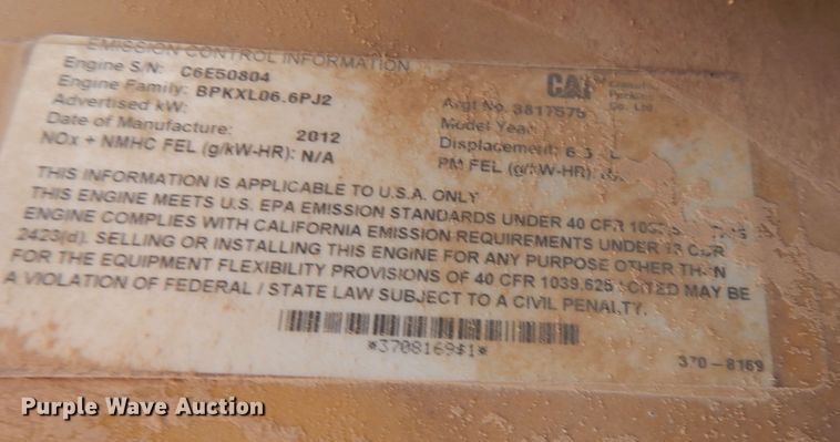 image for item DK0247 2012 Caterpillar D6K XL  dozer