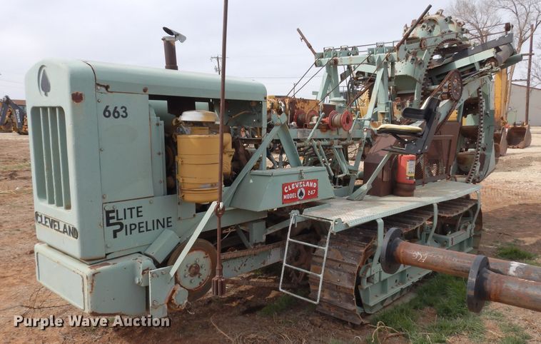 image for item DK0253 Cleveland 247  bucket wheel trencher