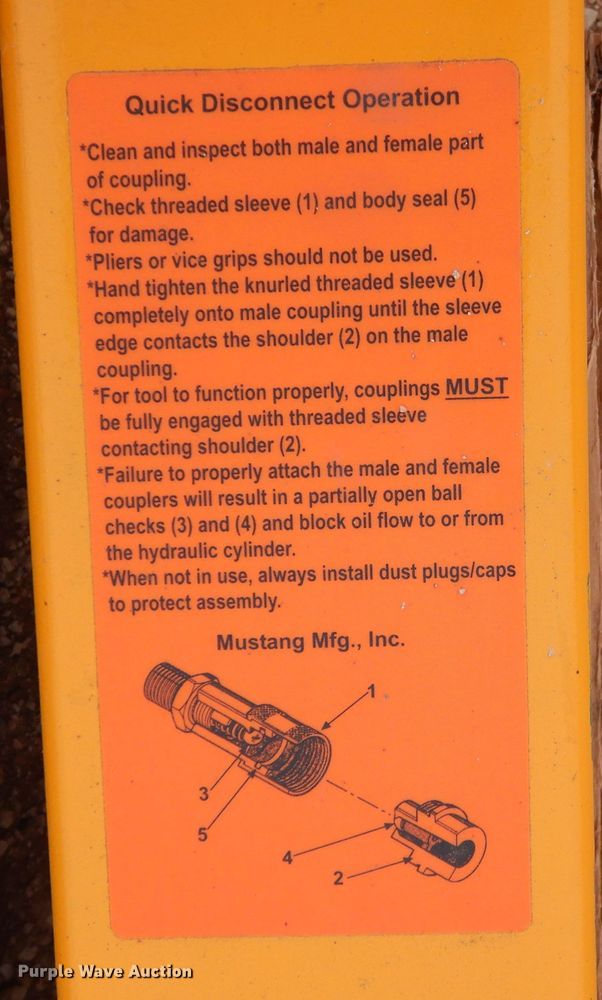 image for item DK0261 Mustang DBH-1200-B  heavy duty squeeze tool