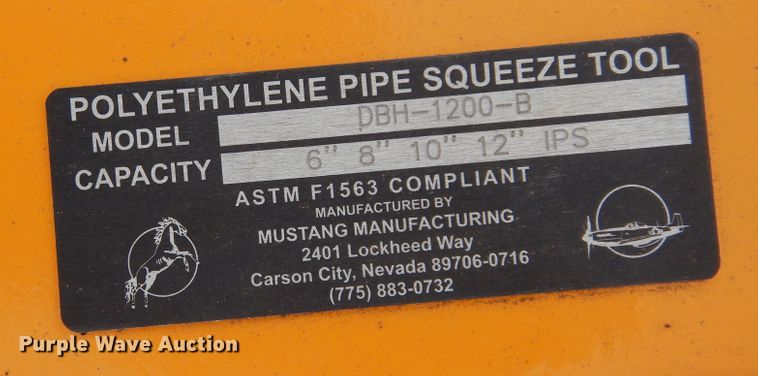 image for item DK0261 Mustang DBH-1200-B  heavy duty squeeze tool