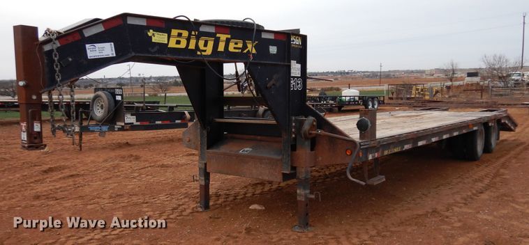 image for item DK0266 2011 Big Tex 35GN-25BK  equipment trailer
