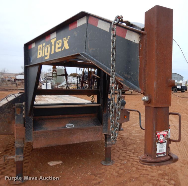 image for item DK0266 2011 Big Tex 35GN-25BK  equipment trailer
