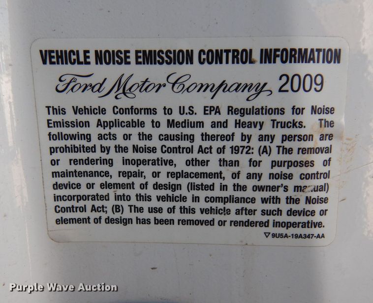 image for item DK0277 2009 Ford F550 Super Duty XL  vacuum truck