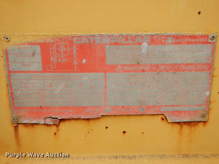 image for item DK0287 Caterpillar V200  forklift