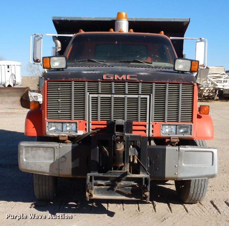 image for item DK7256 1988 GMC TopKick 7000  dump truck