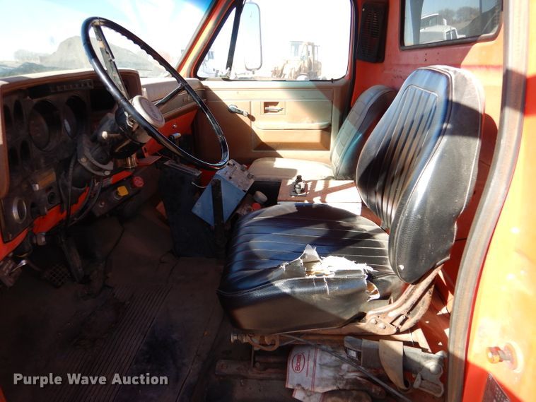 image for item DK7256 1988 GMC TopKick 7000  dump truck