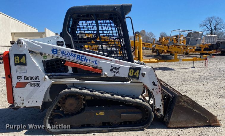 image for item DL6984 2016 Bobcat T450  tracked skid steer loader
