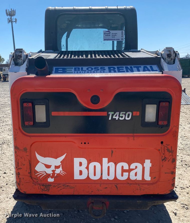 image for item DL6984 2016 Bobcat T450  tracked skid steer loader