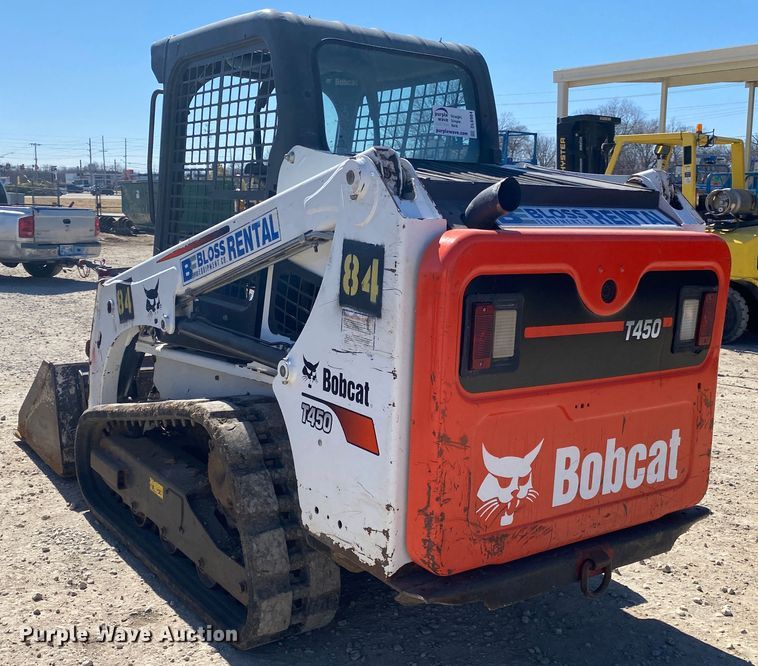image for item DL6984 2016 Bobcat T450  tracked skid steer loader