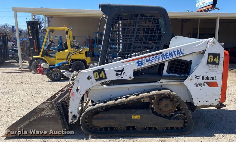image for item DL6984 2016 Bobcat T450  tracked skid steer loader