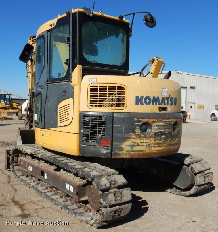 image for item DN1334 2009 Komatsu PC88MR-8  mini excavator