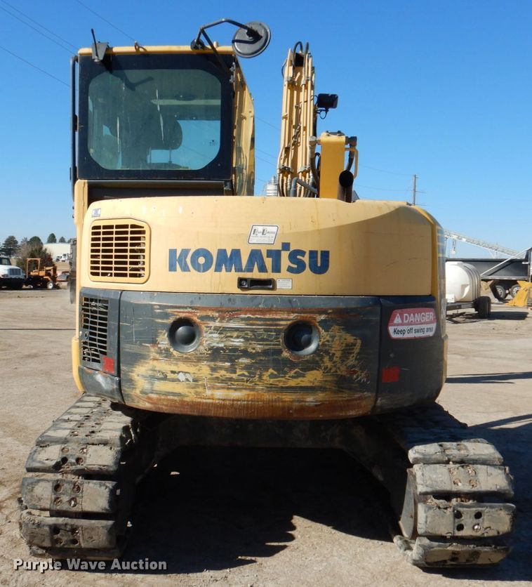 image for item DN1334 2009 Komatsu PC88MR-8  mini excavator