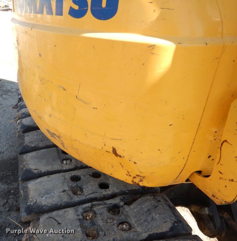 image for item DN1334 2009 Komatsu PC88MR-8  mini excavator
