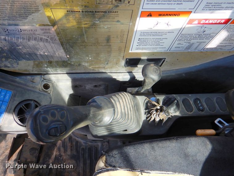 image for item DN1334 2009 Komatsu PC88MR-8  mini excavator