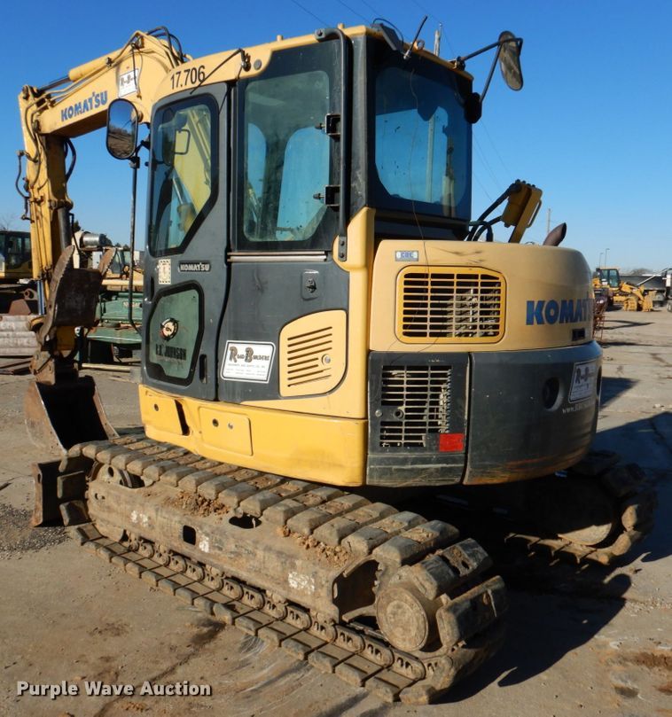 image for item DN1335 2009 Komatsu PC88MR-8  mini excavator