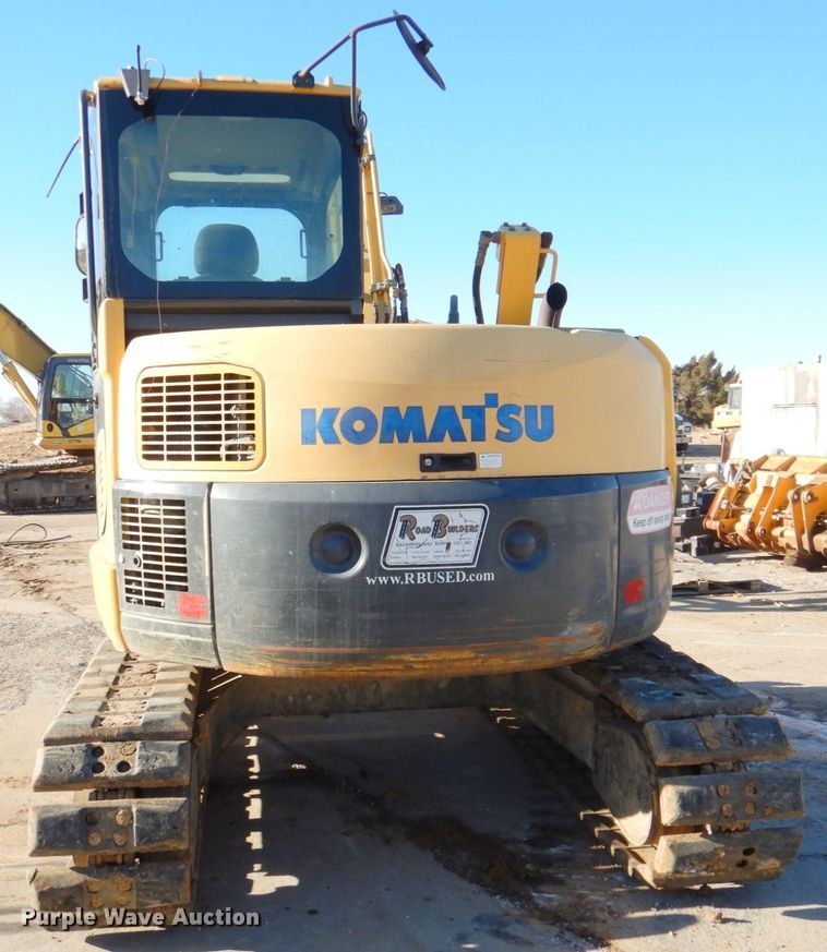 image for item DN1335 2009 Komatsu PC88MR-8  mini excavator