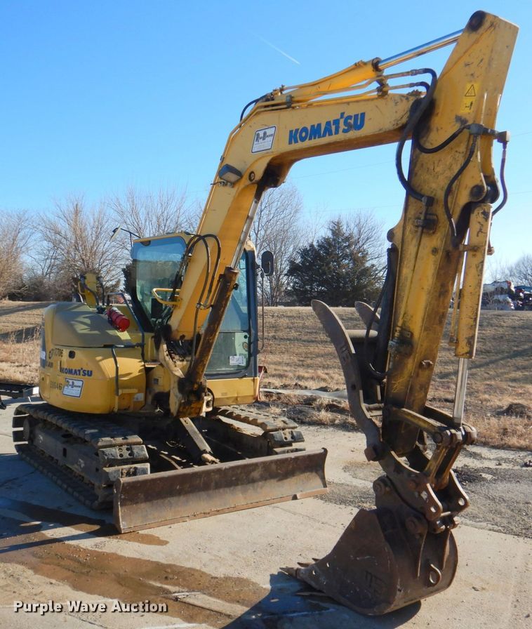 image for item DN1335 2009 Komatsu PC88MR-8  mini excavator