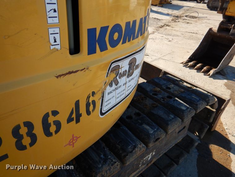 image for item DN1335 2009 Komatsu PC88MR-8  mini excavator