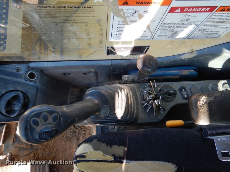 image for item DN1335 2009 Komatsu PC88MR-8  mini excavator