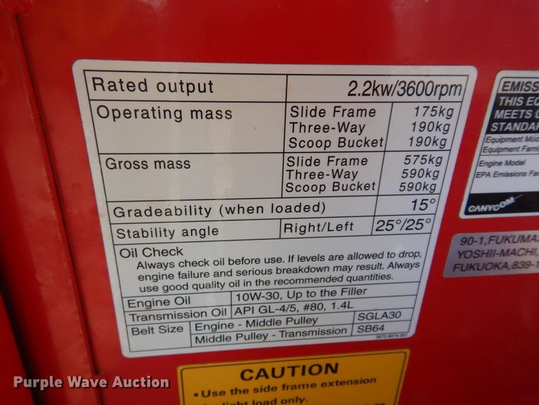 image for item EY9787 (2) Cany Com BP419 power buggies