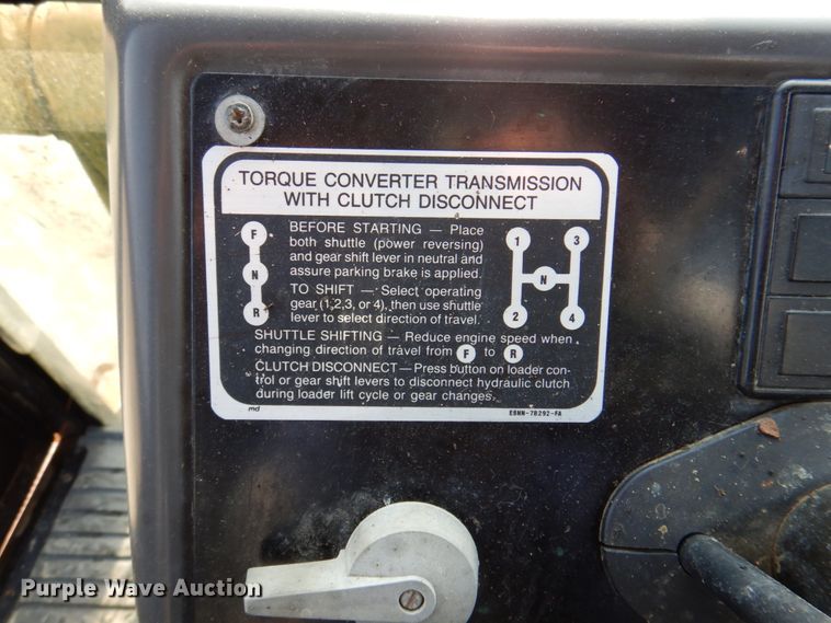 image for item HK9309 1993 Ford 555D  landscape tractor