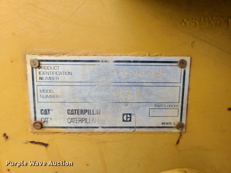 image for item IF9344 1994 Caterpillar 953B  track loader