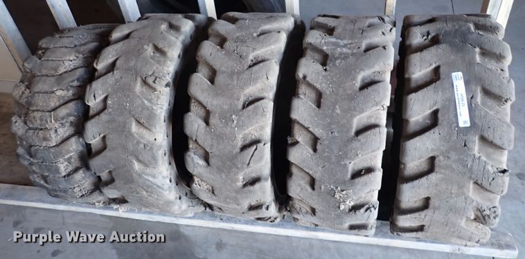 image for item IH9639 (5) skid steer tires and wheels