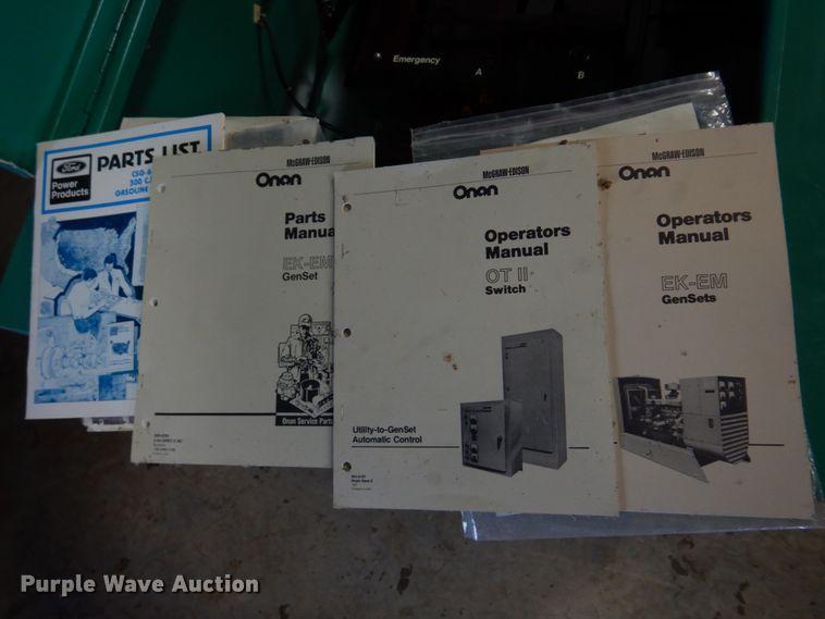 image for item IM9652 Onan 30 GenSet  generator