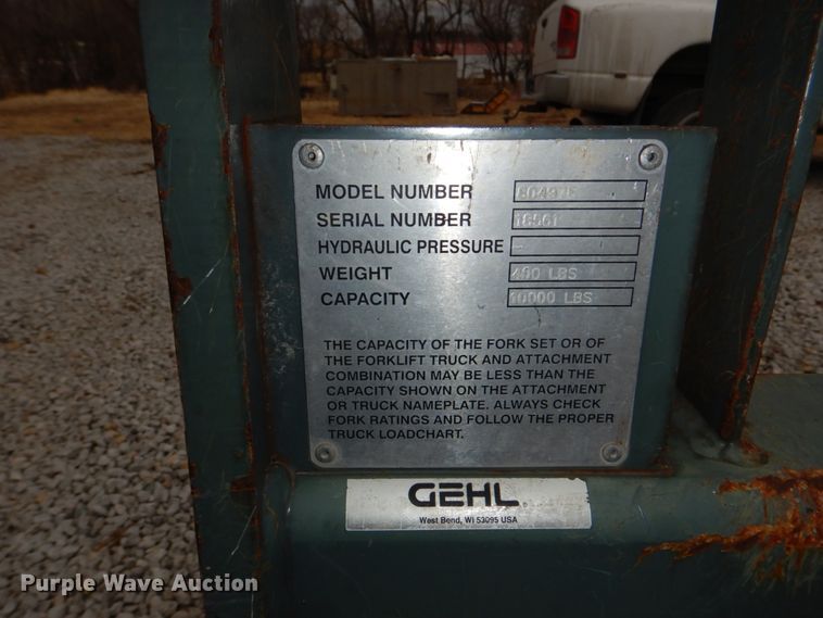 image for item JJ9256 Gehl RS6-42  telehandler