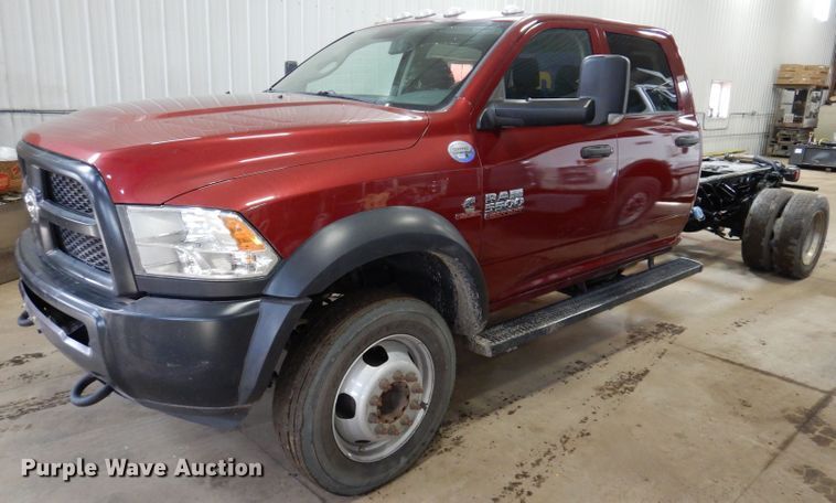 image for item JK9543 2015 Dodge Ram 5500HD  Crew Cab truck cab and chassis