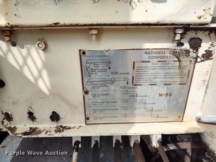 image for item JO9694 1995 Freightliner FL70  crane truck