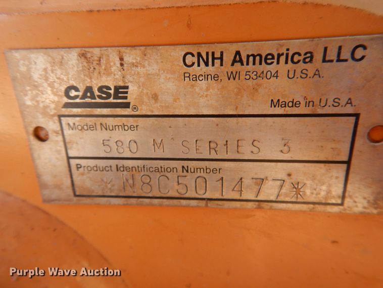 image for item JS9653 2008 Case 580M Series 3  backhoe