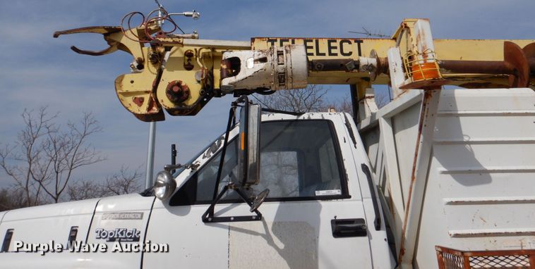 image for item JS9674 1994 GMC TopKick C6500  digger derrick truck