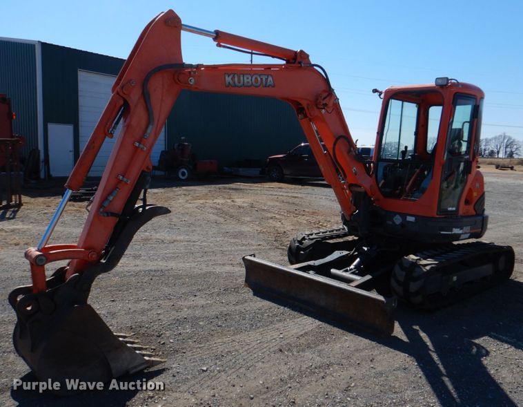image for item JS9679 2012 Kubota U45  mini excavator
