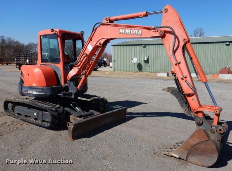 image for item JS9679 2012 Kubota U45  mini excavator