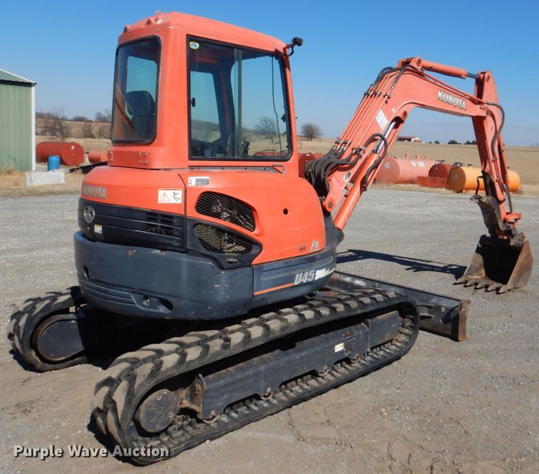 image for item JS9679 2012 Kubota U45  mini excavator