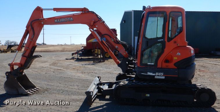 image for item JS9679 2012 Kubota U45  mini excavator