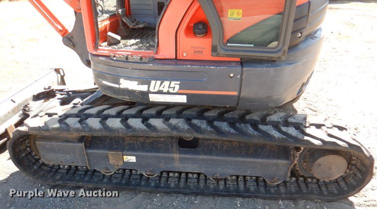image for item JS9679 2012 Kubota U45  mini excavator