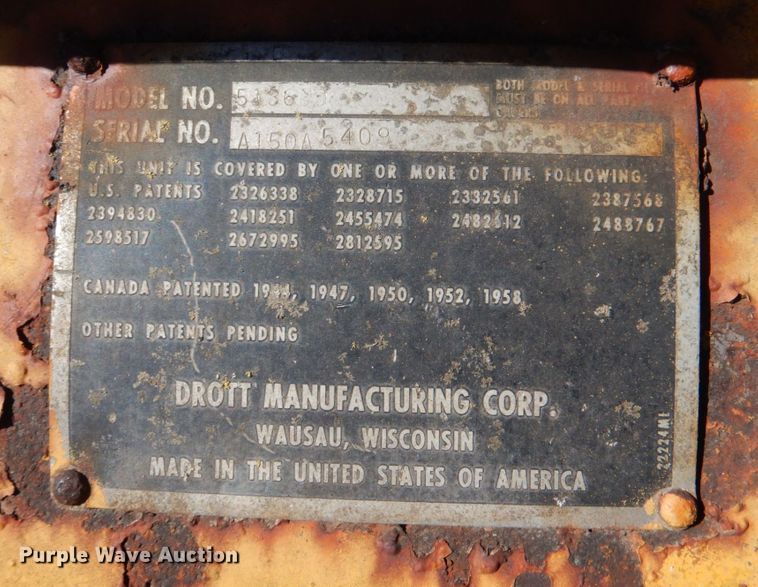 image for item JS9684 Drott 5136  77" W 4-in1 bucket