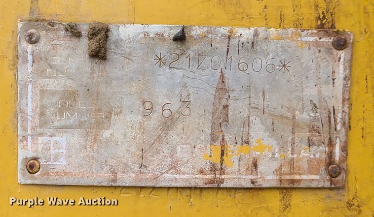 image for item KG9612 1988 Caterpillar 963  track loader