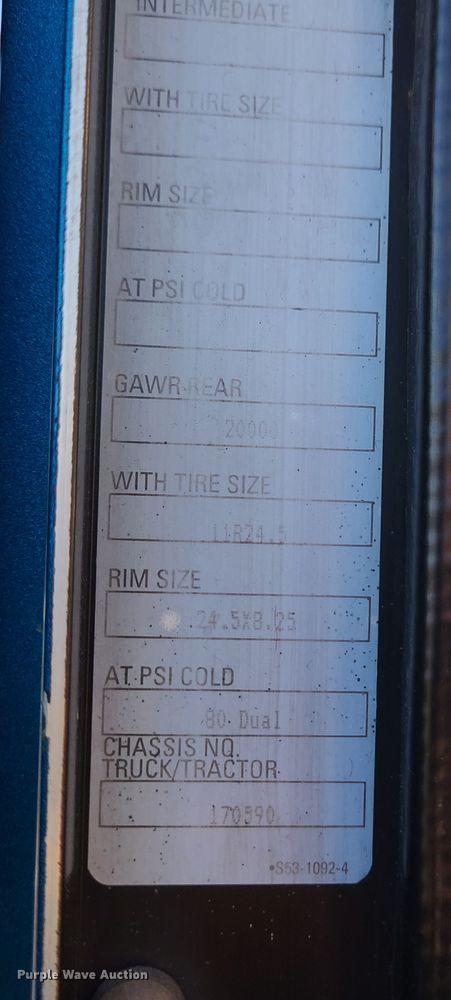 image for item KG9661 2007 Kenworth W900  dump truck