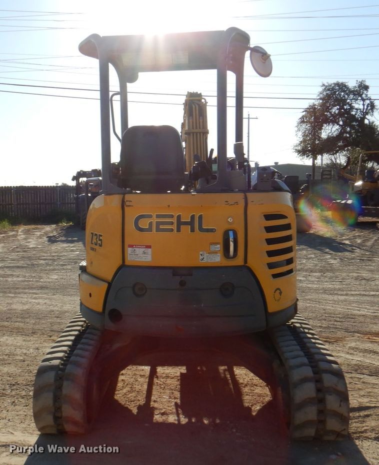 image for item MK9533 2016 Gehl Z35  mini excavator