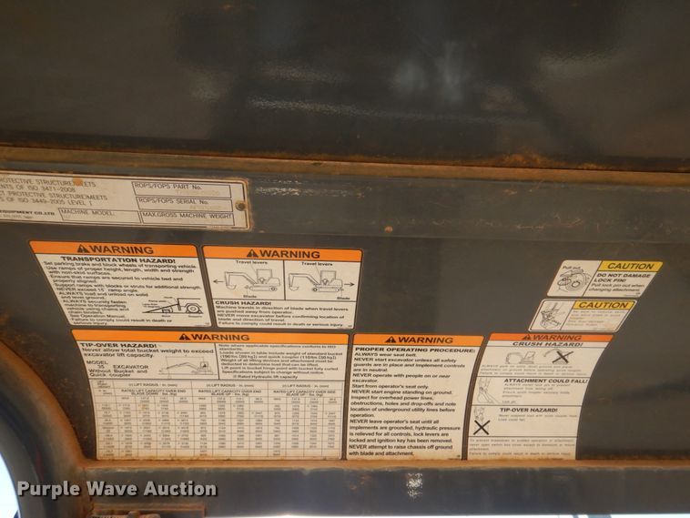 image for item MK9533 2016 Gehl Z35  mini excavator