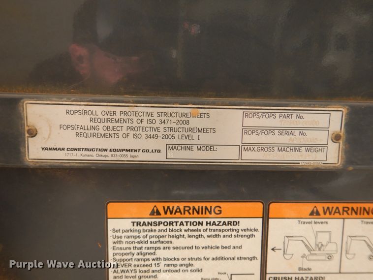 image for item MK9533 2016 Gehl Z35  mini excavator