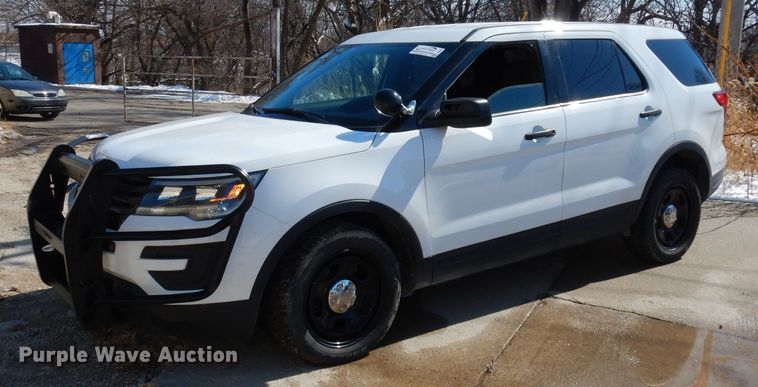 image for item DH8877 2018 Ford Explorer Police Interceptor SUV